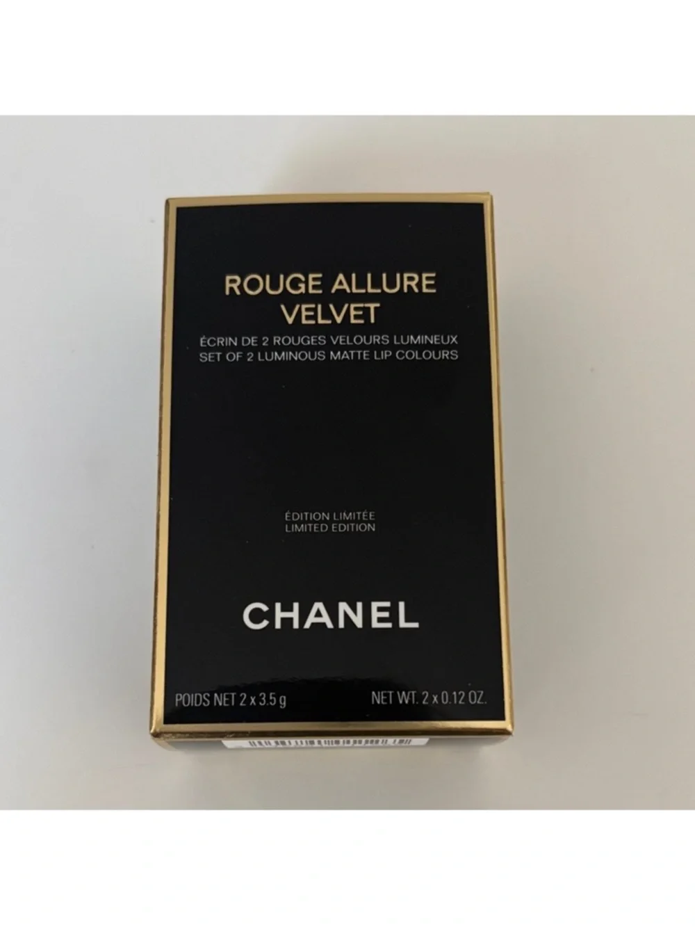 NWT- Limited Edition Chanel 6 pc Set Rouge Allure Lipstick in Gold Case Sold Out - Picture 9 of 9